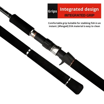 CHEERY Carbon Fiber Carp Lure Rod EVA Handle Bottom Fishing Hard Light Thunder Factory Wholesale – Hard Lure – view 5