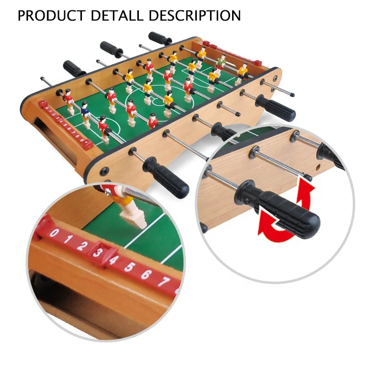 Настольная деревянная игрушка для игры в футбол в помещении