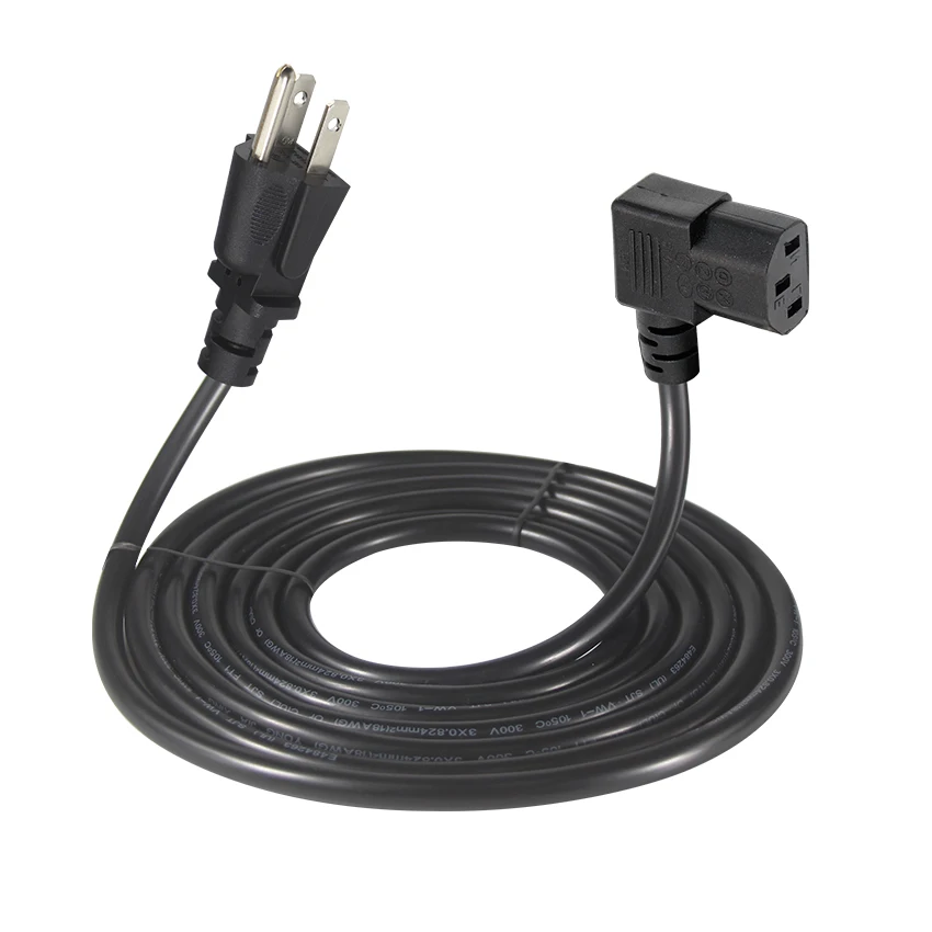 USA Standard 18M 16Awg US Plug Male To Female Cord Nema 5-15R To Nema 5-15P Plug Extension Power Cord 31