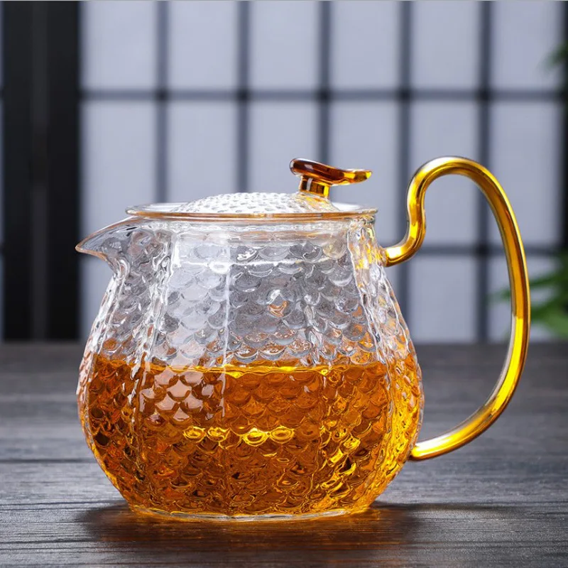 Buy Wholesale Hong Kong SAR 600mlglass Tea Sets,borosilicate Glass Teapot+cup  Set, Tea Maker Tea Kettle With Silicone Bottom & Tea Sets Teapot Tea Cup at  USD 5