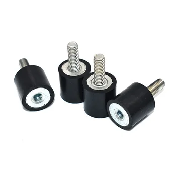 Silentbloc M4 Et M6 Pour Compresseur D'air Et Moteurs - Amortisseur Antivibration Caoutchouc-métal 15x10mm