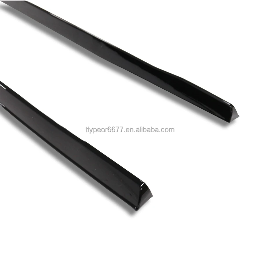 product tiypeor glossy black decorative splitter side skirts lugs for bmw 5 series g60 2024   extension lip spoiler-5