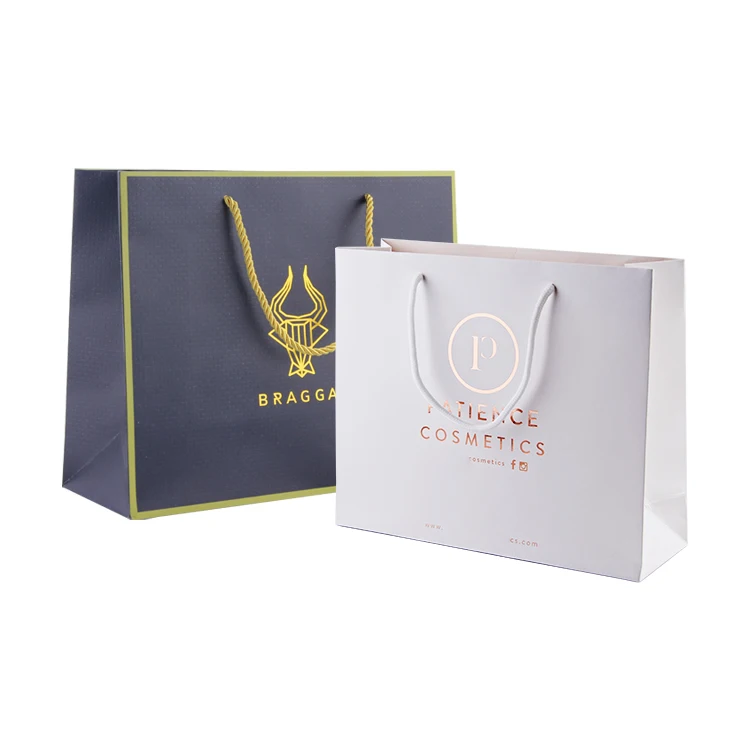 White Paper Carrier Bags Wholesale