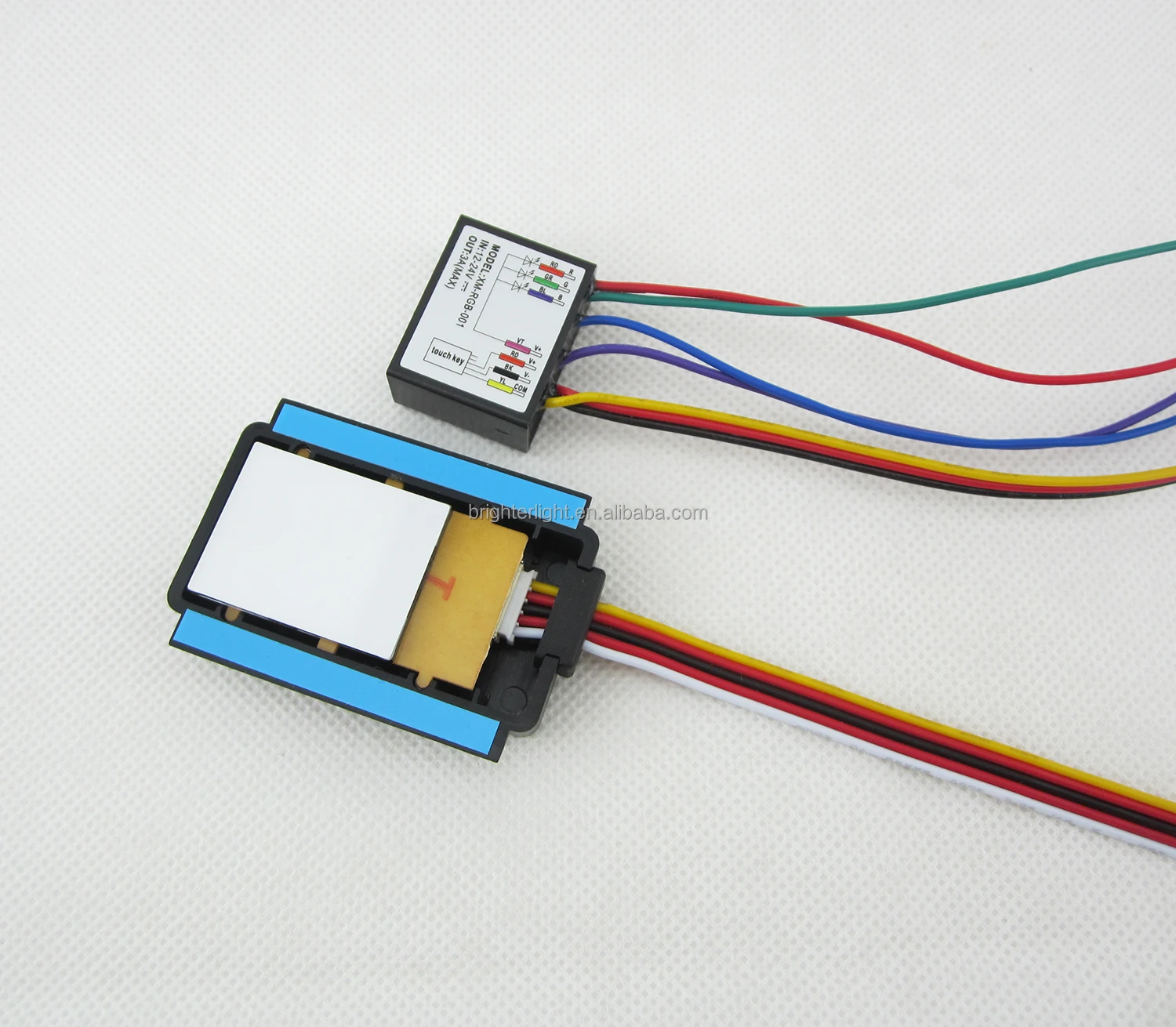 Mirror Touch Sensor Switch With Rgb Led Light Controller 12v 24v 3