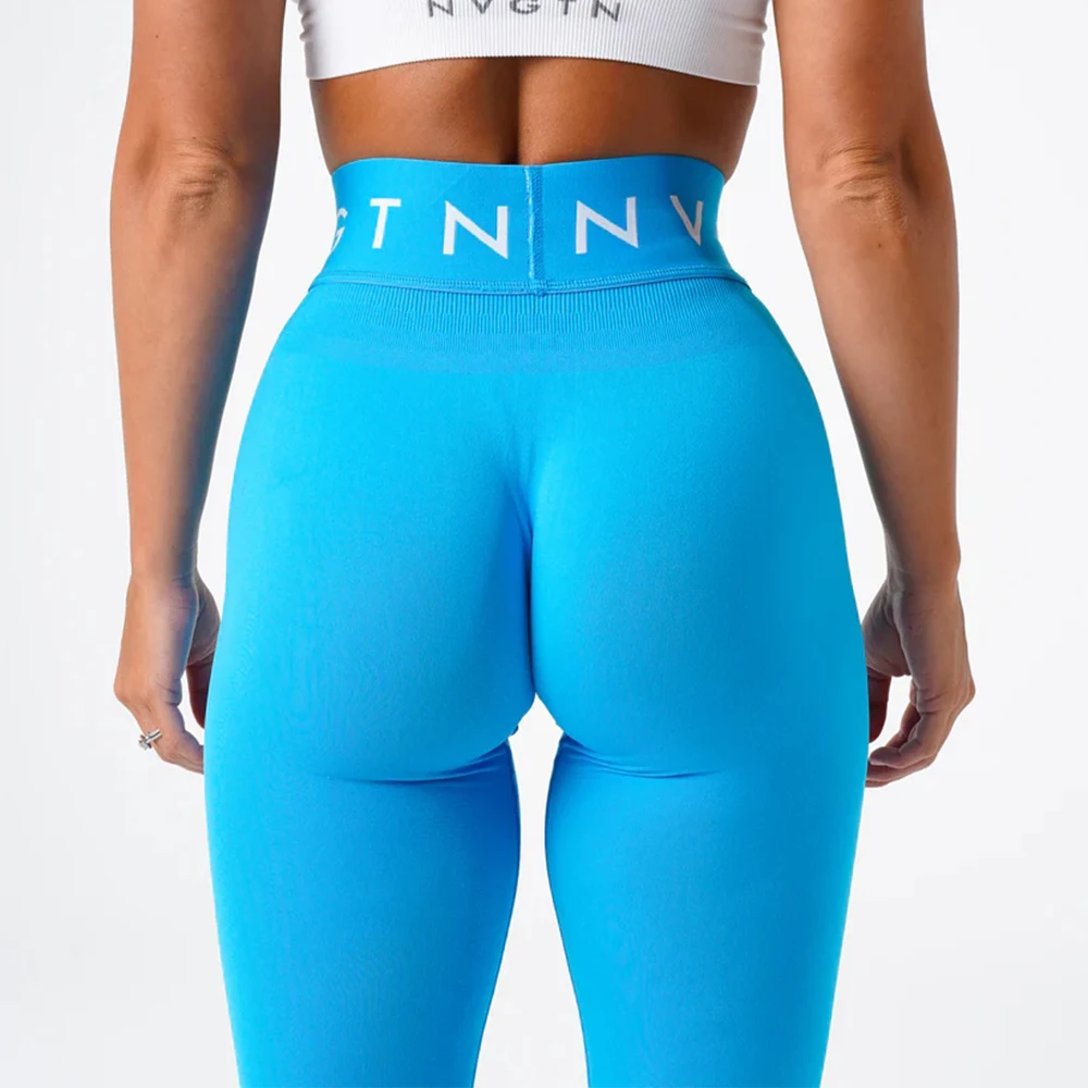 Pantalon De Yoga Calza Deportiva Mujer Push Up Compression High Waisted