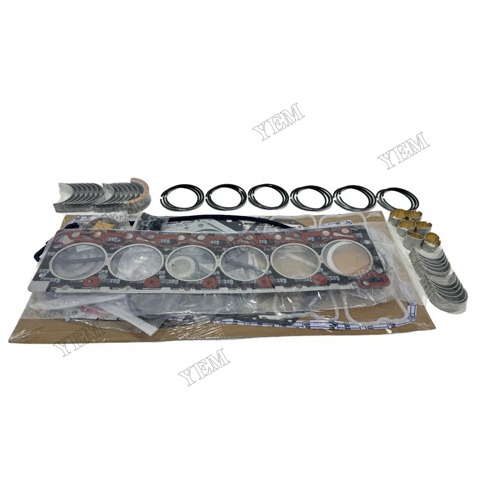 Overhaul Re-ring Kit Compatible for Komatsu 6D102 Diesel Engine Parts 5