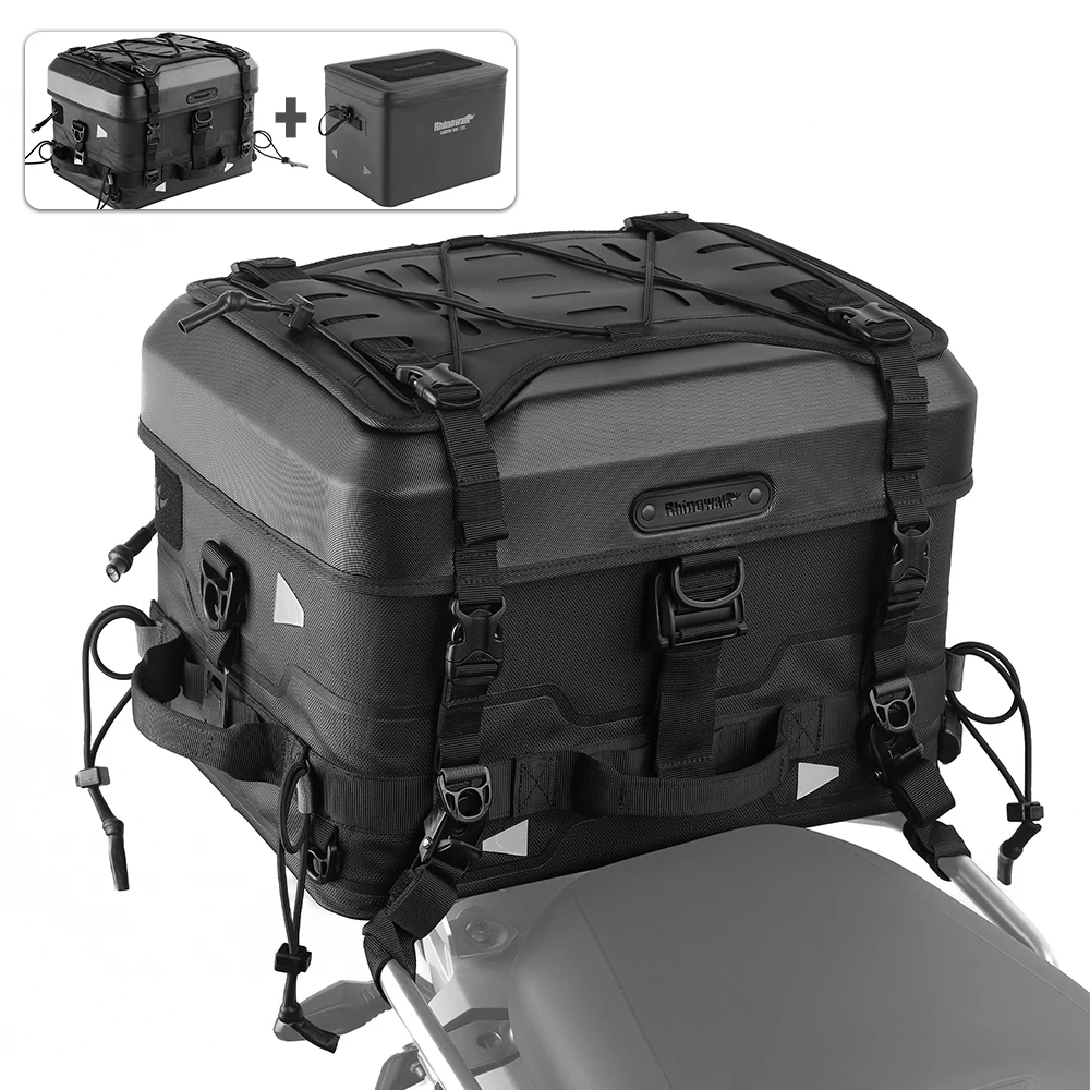 Rhinowalk Fortress X Tactical Tail Bag - 36L Motorcycle Luggage