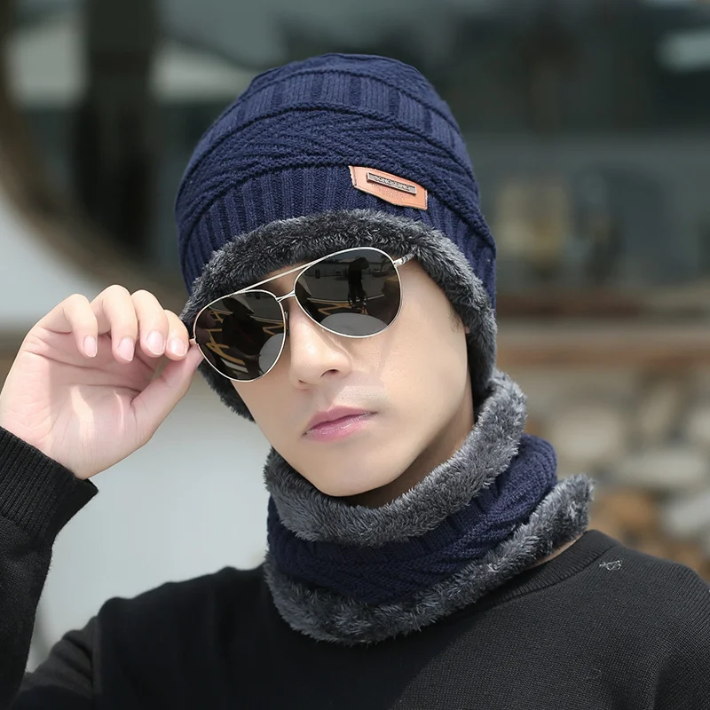 Hurley Men's Winter Hat Set - Beanie And Scarf Combo Morocco...