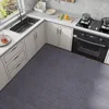 Alfombra tejida de goma - cuadrado gris estrellado