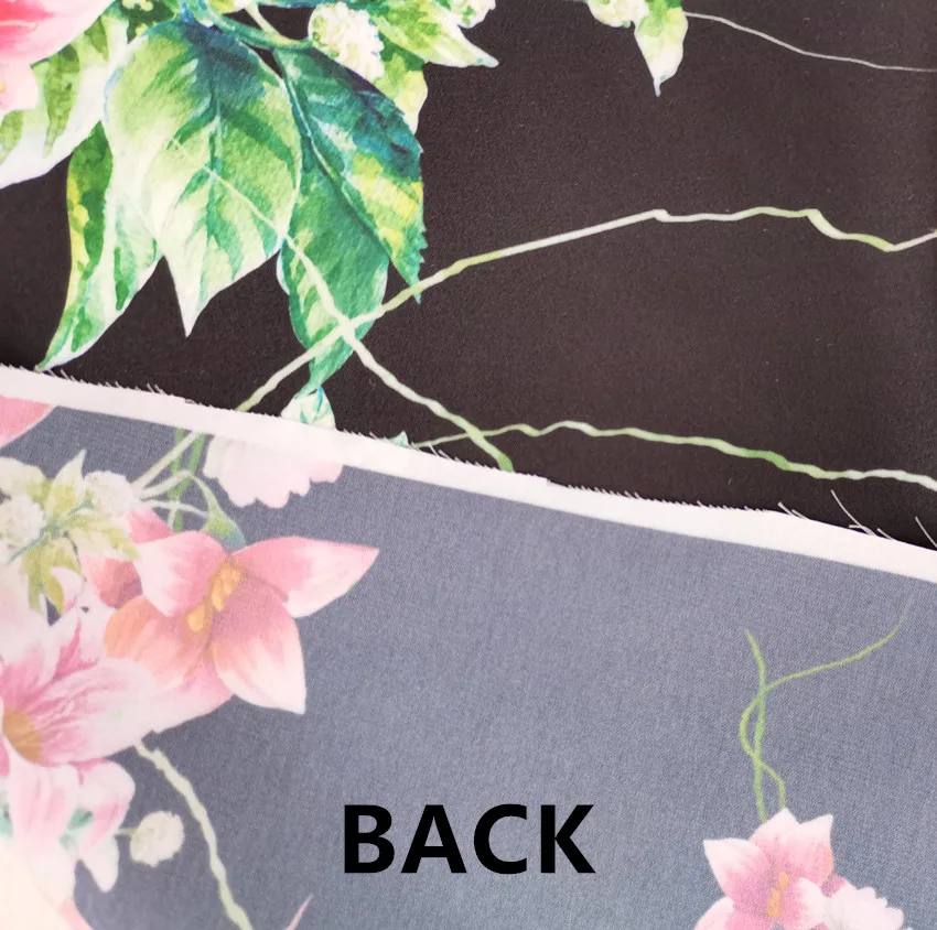 Пользовательский узор сублимационные принты модный показ хлопчатобумажная ткань для платья