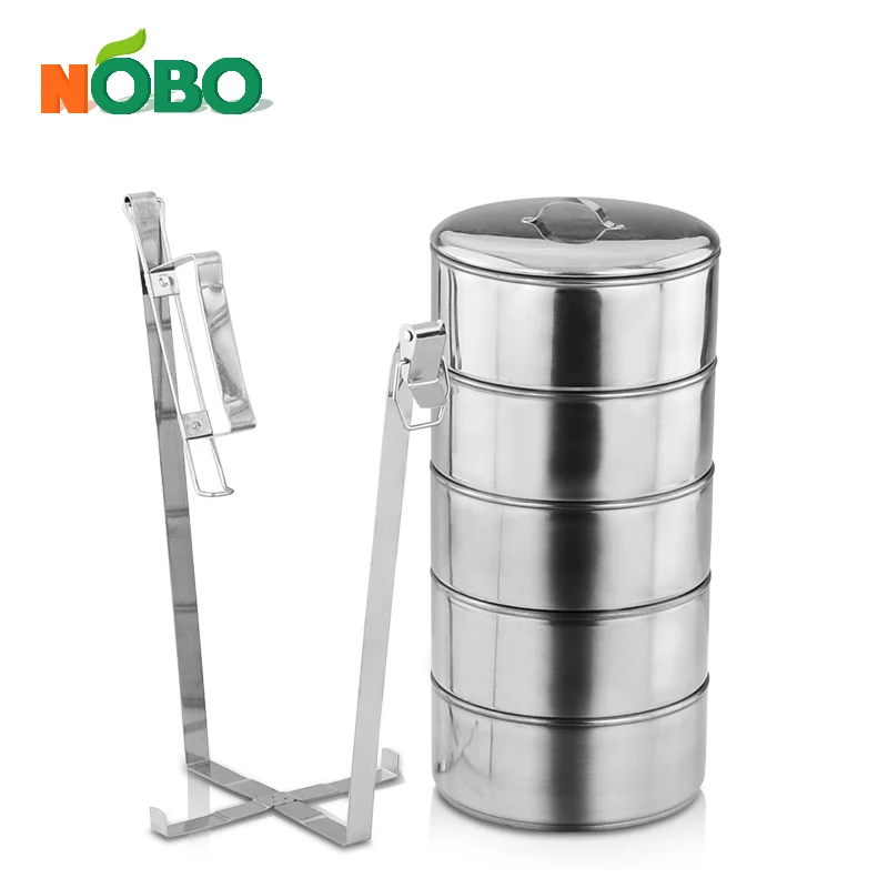 Wholesale Cheap Custom Multi Layer India Lunch Box Food Carrier Stainless Steel Tiffin