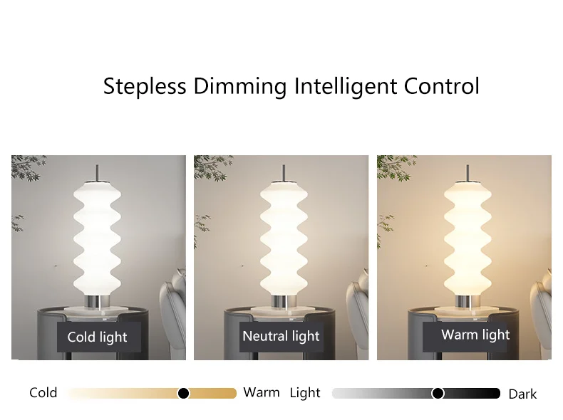 Modern Nordic Design Arc Marble Base Led Corner Standing Lamp Floor