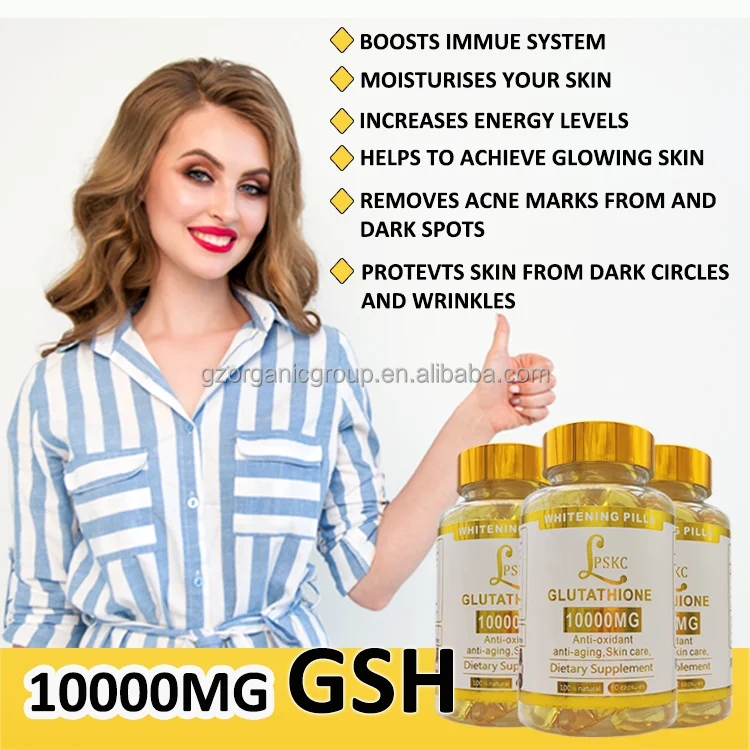 Oem Highquality Highdose Glutathione Collagen Vitamin C Whitening