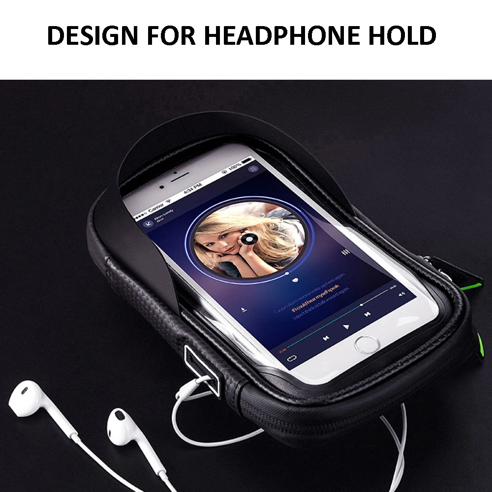 YTGEE 2021 универсальная водонепроницаемая сумка для хранения сотового телефона на руль сенсорного экрана велосипеда держатель для велосипеда горного велосипеда MTB