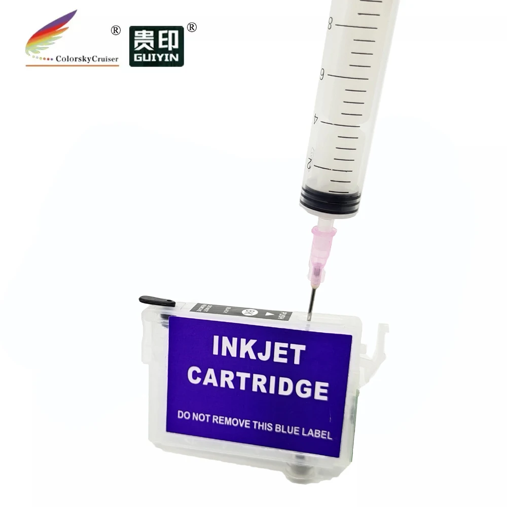 EPSON インク Refillable Ink Cartridges for Epson SX215-SX415 Printers