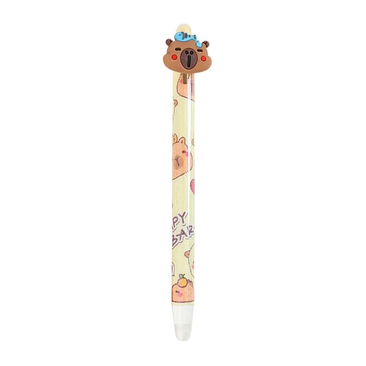 Penna gel cancellabile con animali simpatici per bambini_voghion.com