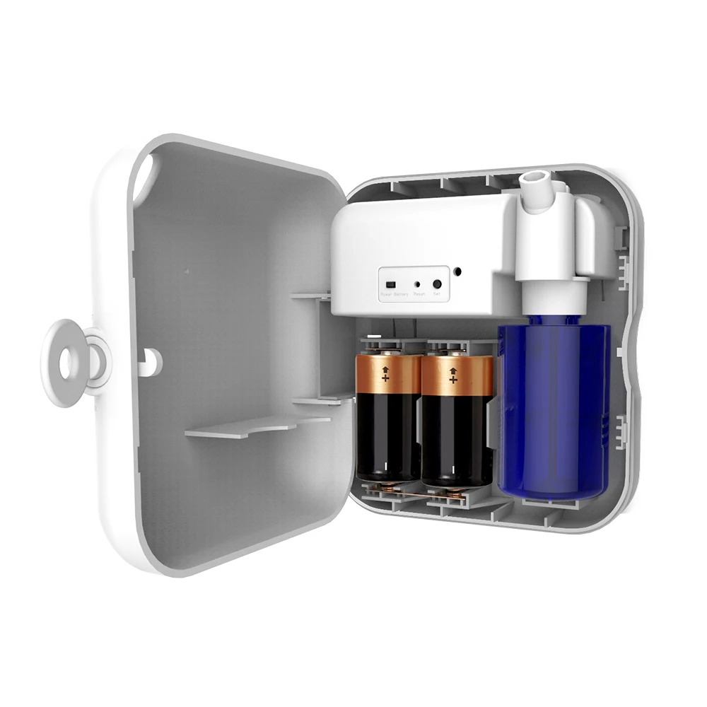 SCENTA Battery Powered Aroma Diffuser Machine,Wall Mounted Nebulizer Essential Oil Diffuser