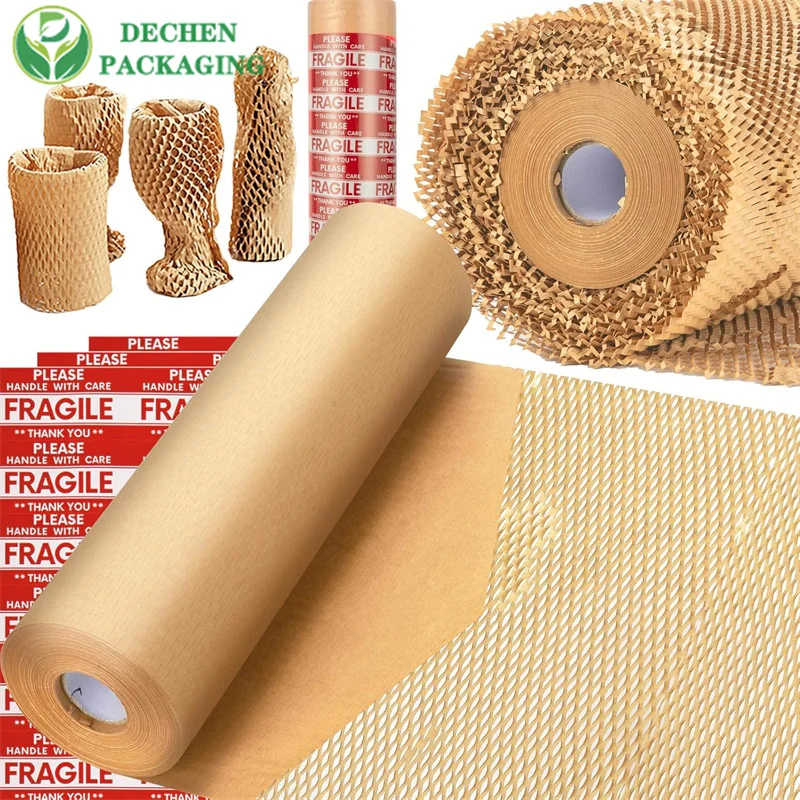 Papel de panal blanco para botellas de embalaje de panal de papel