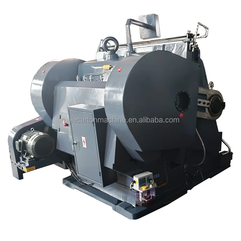 Factory Semi Automatic Pet Film pp Pvc Rigid Sheet Craft Paper Plastic Box Ml1300 Steel Rule Creasing Die Cutting Press Machine