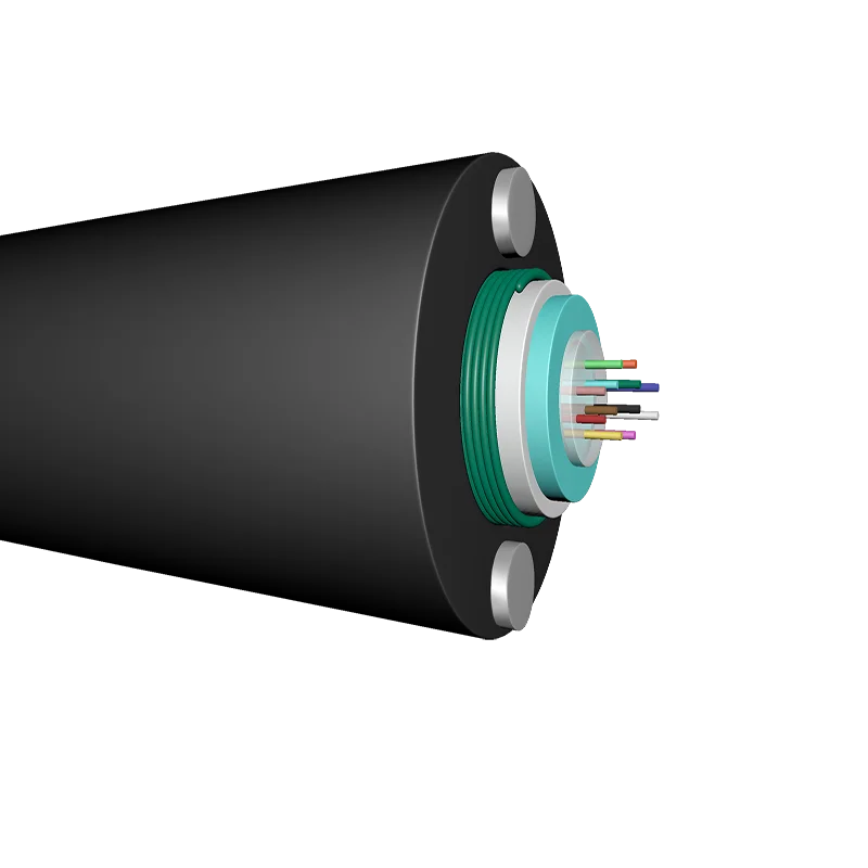 Underground Fiber Optic Cable 4 Core Multimode Fiber Optic Cable
