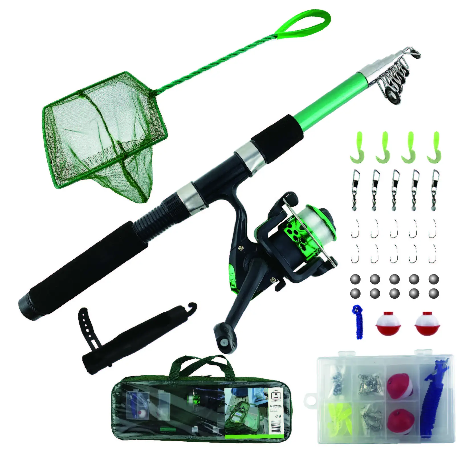 Toddler Kids Fishing Pole with Spincast