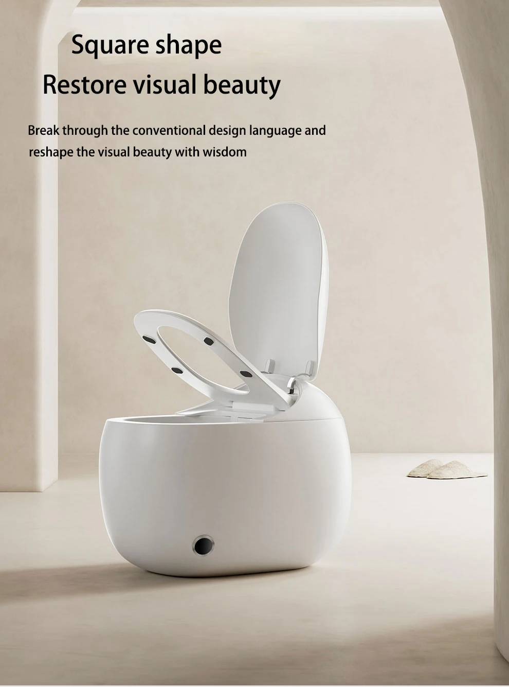 product factory new design intelligent ceramic sanitary wares egg shape automatic bathroom smart toilet-62