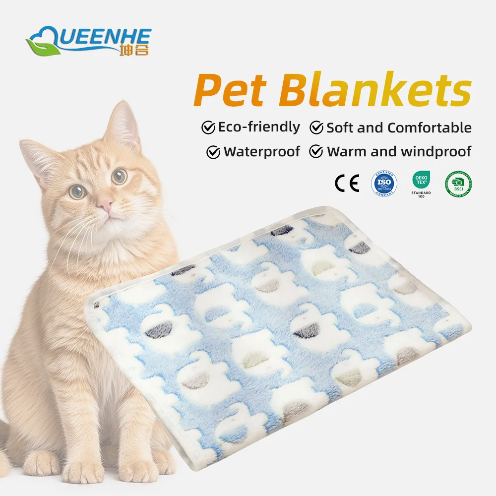 Wahable Large Cheap Cozy Pet Rug Plush Blanket : Ultra Soft - Attracti - product detail 1