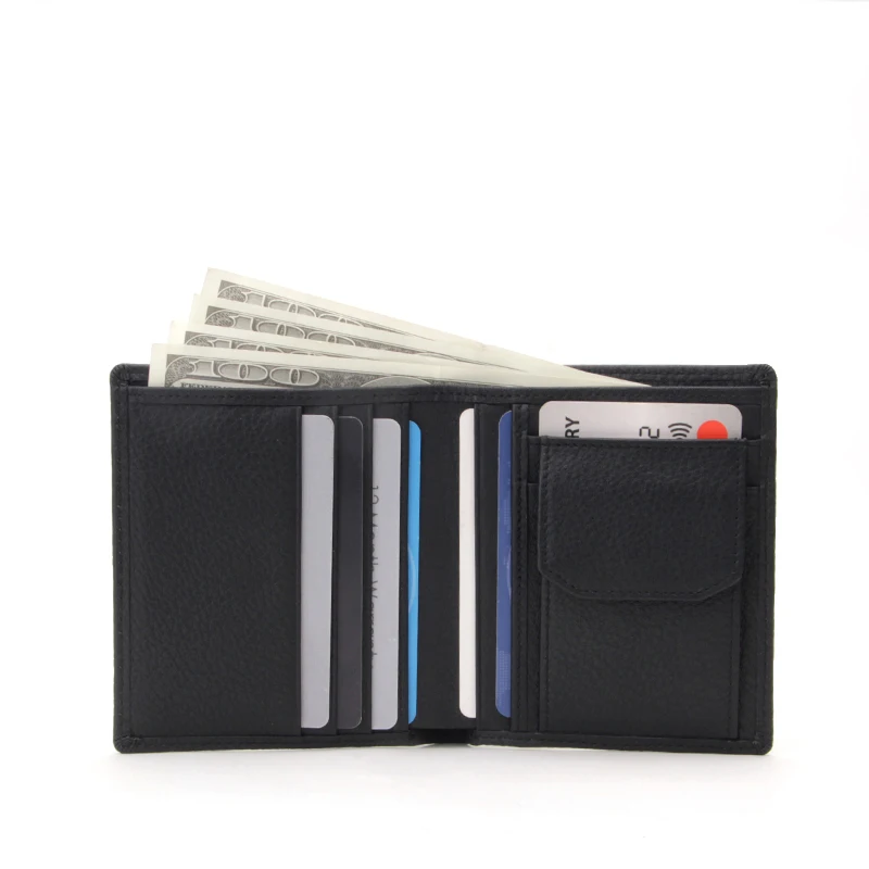 Genuine Leather Rfid Blocking Bifold Wallet For Men - Buy Smart Wallets ...