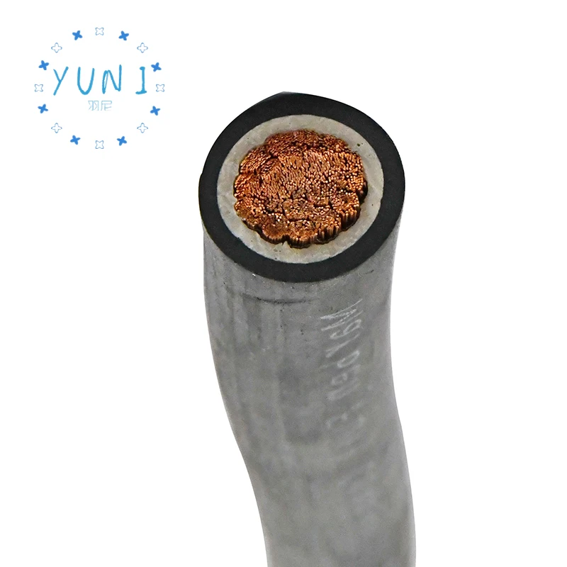 YUNI 0361TQ BS EN 60332-1-2 BS 638 Black Welding Cable