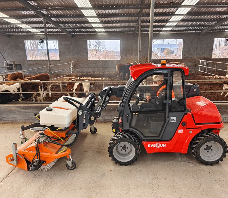Everun CE 1.4ton Good Performance Machine ERT1500 Multifunction Telehandler Forklift Telescopic Radlader Wheel Loader