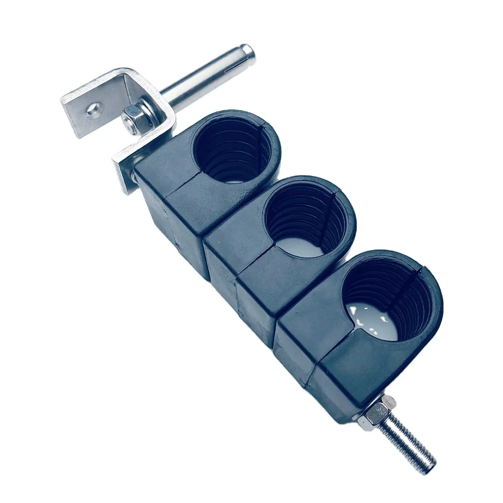 Wall attachment 7/8 three way feeder cable clamp,1/4 1/2 7/8 1-1/4 1-5/8 feeder cable clamp