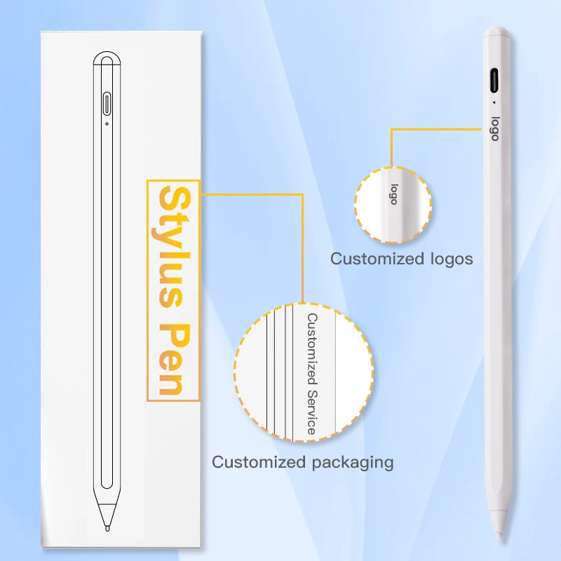 Dual System Universal Compatible Stylus Pen for All Touch Screen Magnetic Palm Rejection Touch Pen for ipad Android Ios Tablet