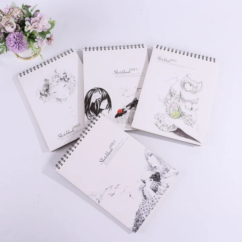 Wholesale Custom A4 Hardcover School Spiral Artist Sketchbook For ...