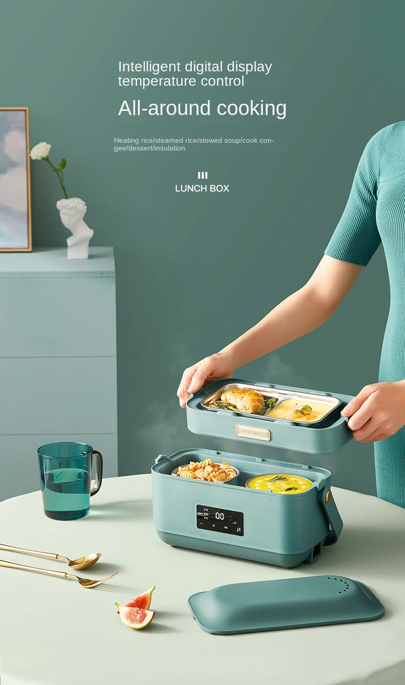 Factory Custom Electric Bento Box Heater Office Heatable Cooking Lunch