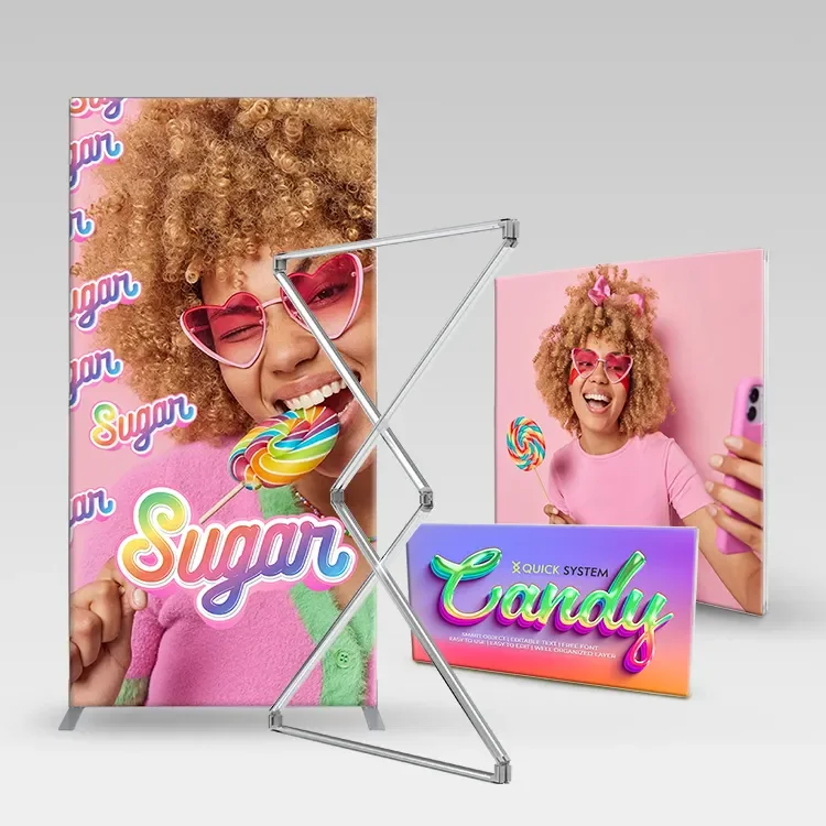 TianLang Stand-Schnellrahmen Flextile Stoffdruck Messeanzeigesystem Tragbare Ausstellungswand Flextile Modulares Rückwand