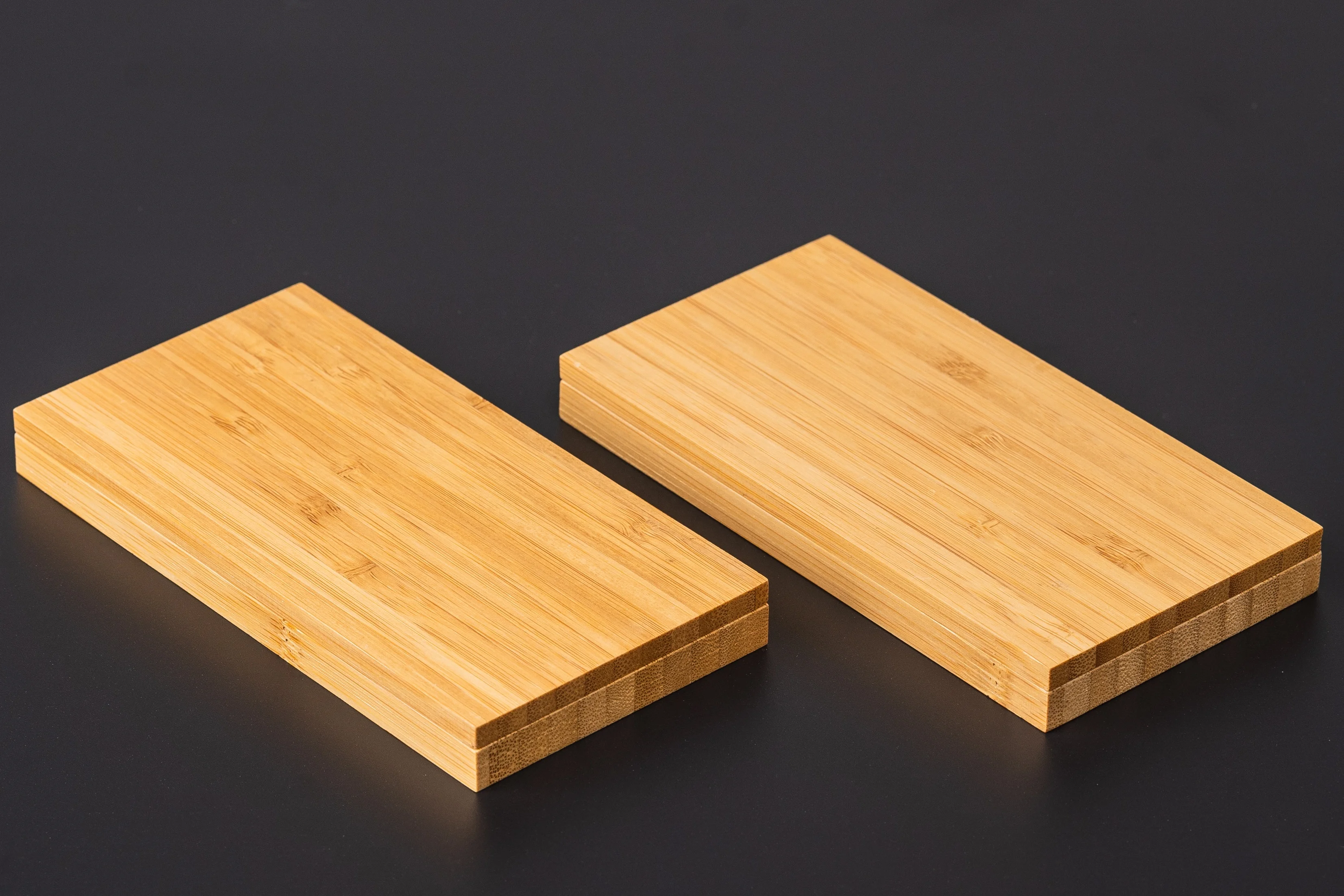 Natural wooden magnet make up boxes bamboo eye shadow container palette