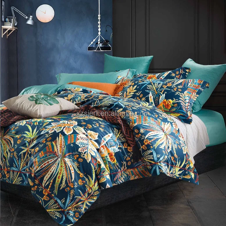 100 Cotton Bedding Printed Bed Sheet Wholesale Cheap Duvet Cover Sets