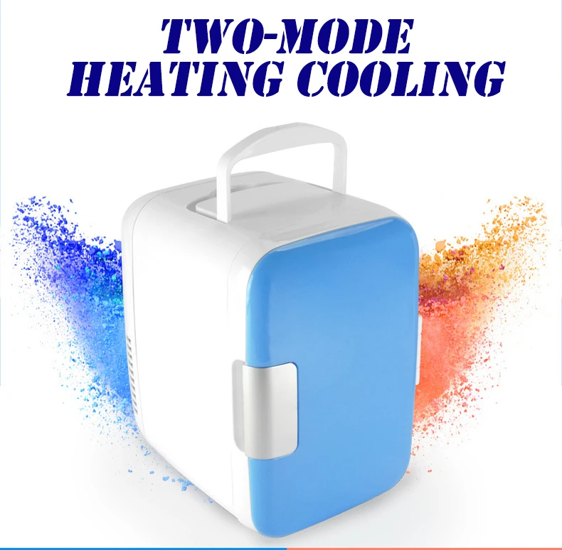 Портативный нагревательный охлаждающий 4L Мини Автомобильный холодильник для автомобиля