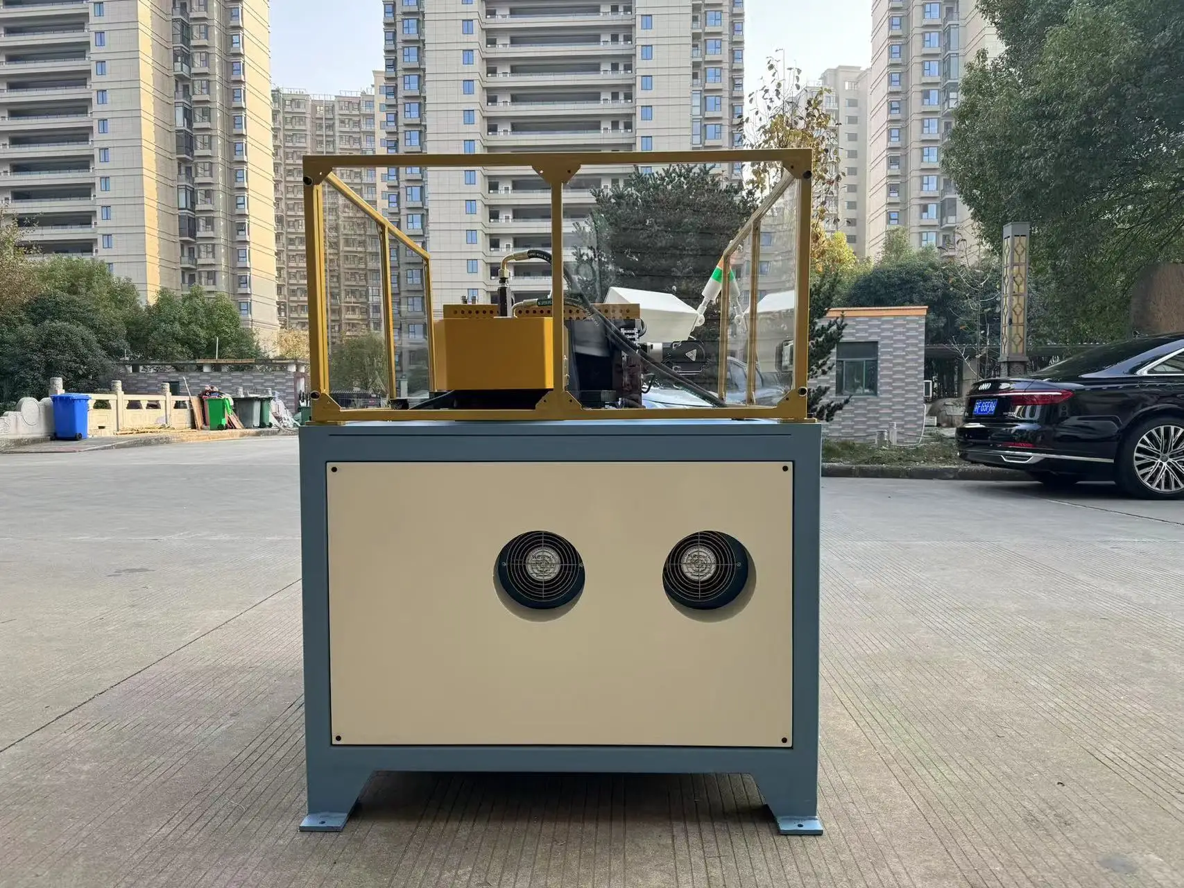 BOBO Machine heat exchanger hydraulic copper aluminum steel pipe tube shown in a detail photo for this news article