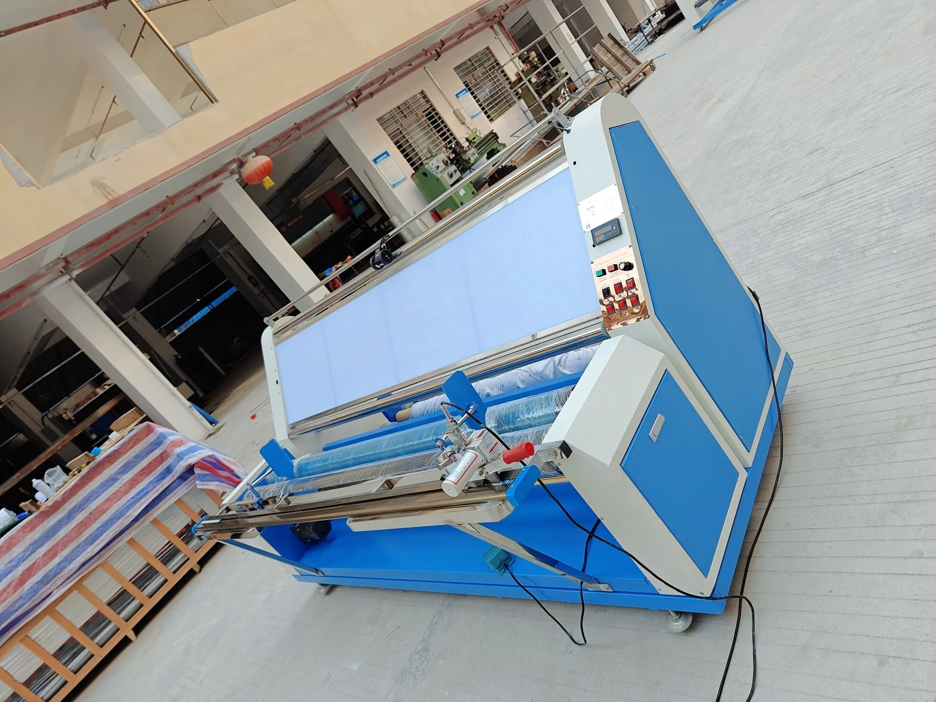 Textile Finishing Machine Fabric Counting Rolling Rewinding Machine
