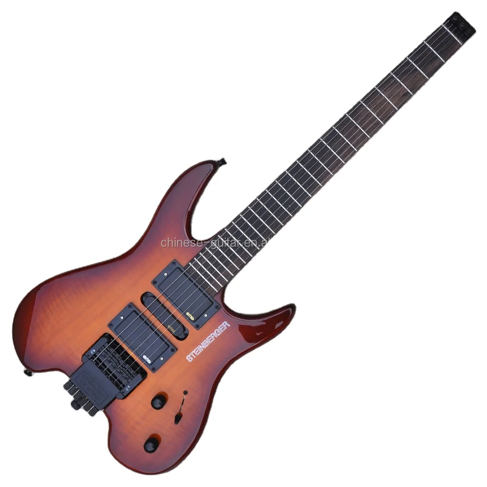 Flyoungヘッドレスエレキギターファクトリー高品質ギター弦楽器