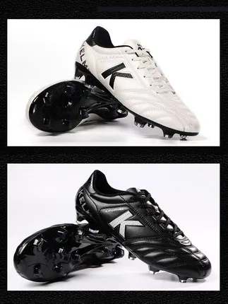 KELME Мужская футбольная обувь FG футбольные бутсы оригинальные мужские импортные кожаные профессиональные футбольные бутсы-кенгуру