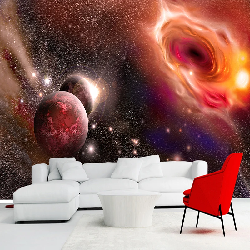 Custom Any Size 3d Photo Wallpaper Beautiful Universe Starry Galaxy Large  Mural Wall Painting Wallpapers For Living Room Bedroom - Buy 2014 Korea  Wallpaper For Christmas,2014 Wallpaper Door Murals,3d Wallpaper For  Restaurant