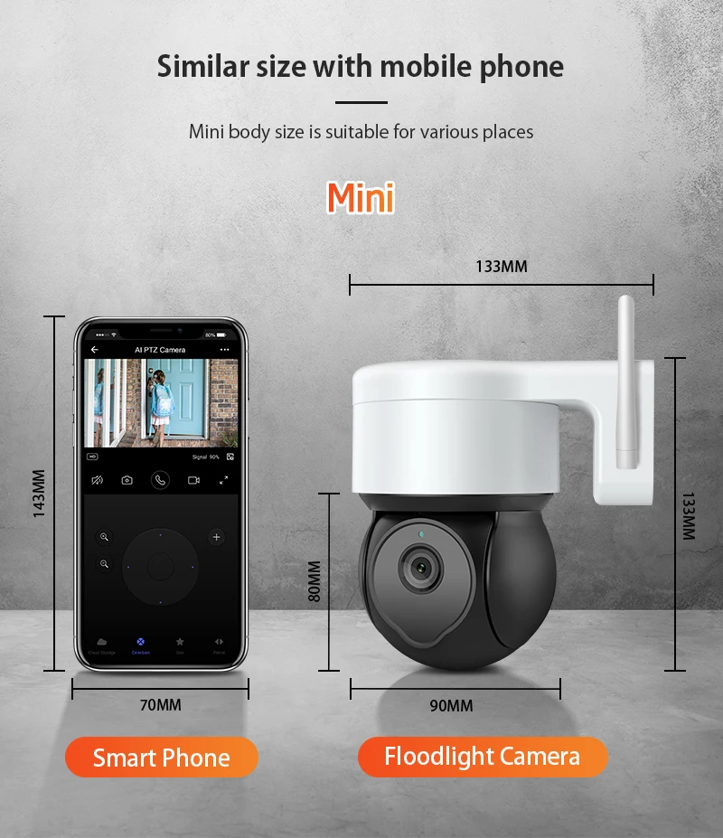 2022 New Generation Smart Home Alarm System Solar Outdoor Ip Camera Wireless Wifi 360 HD Home Security Cctv Camera