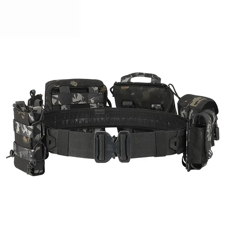 Outdoor Mountaineering Polyester Tactical Belt Outdoor Training Use Hunting Accessories Training Tactical Belts Duty Belt