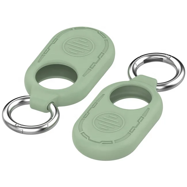 Silicone Keychain Case for Samsung for Galaxy Smart Tag 2 Tracker Smarttag 2 Tracker Case with Key Ring Rubber Material