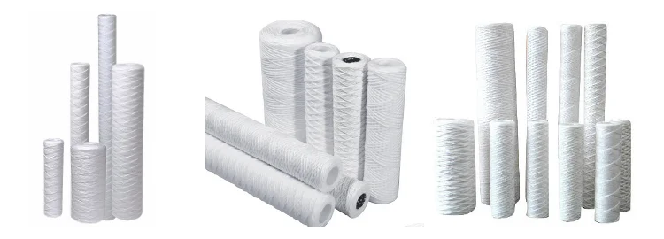 2.5*40 Inch Yarn Thread Filter Cartridge for Water Treatment