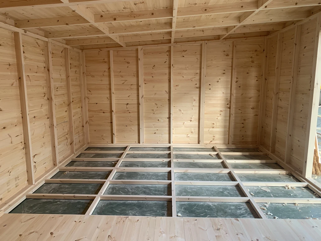 Fast Installation Prefab Cedar Wood Shed Kit Wood Backyard Yard Storage