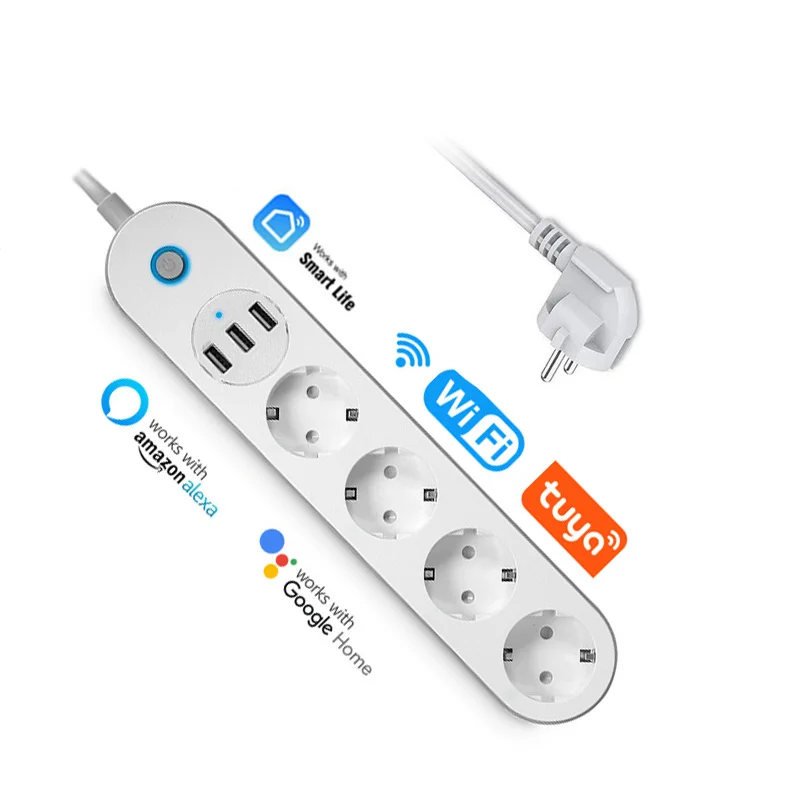 1x WiFi Smart Plug Switch Wall Outlet Socket Light Alexa Google Home Work  Remote
