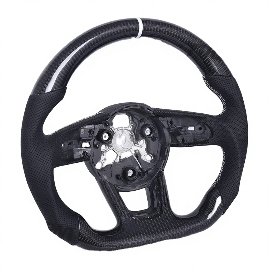 Car Steering Wheel For Audi RS3 8Y S3 8P RSQ8 A1 8X RS4 B8 SQ8 B8.5 Q5 A7 A4 B9 RS6 RS7 S4 Carbon